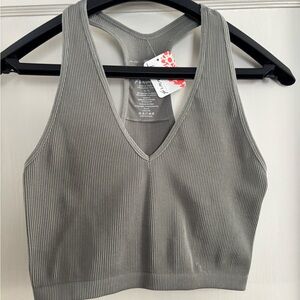 FP Movement by Free People Sage Ribbed Tank Top